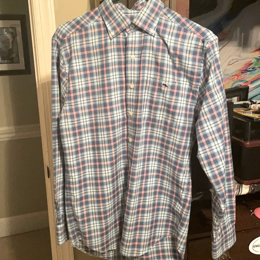 Vineyard Vines lightweight flannel Tucker Shirt